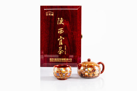 Μακροπρόθεσμη διάρκεια ζωής Jing Yang Fucha Dark Tea Προτιμώμενο κουτί δώρων για φίλους και συγγενείς