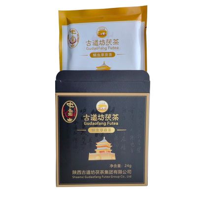 Xi'an φυσικό μαύρο τσάι τούβλο συμπιεσμένο με μαλακά φύλλα τσαγιού Fu και απόδοση