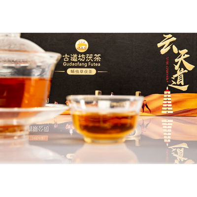 Xi'an φυσικό μαύρο τσάι τούβλο συμπιεσμένο με μαλακά φύλλα τσαγιού Fu και απόδοση